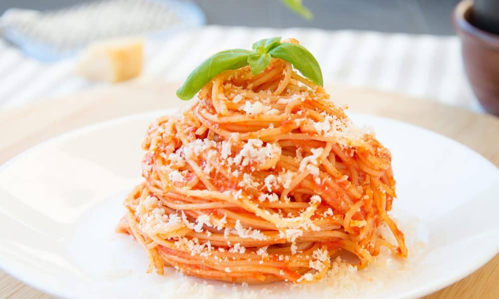 Capellini {Angel Hair} Al Pomodoro Italian Recipe Book