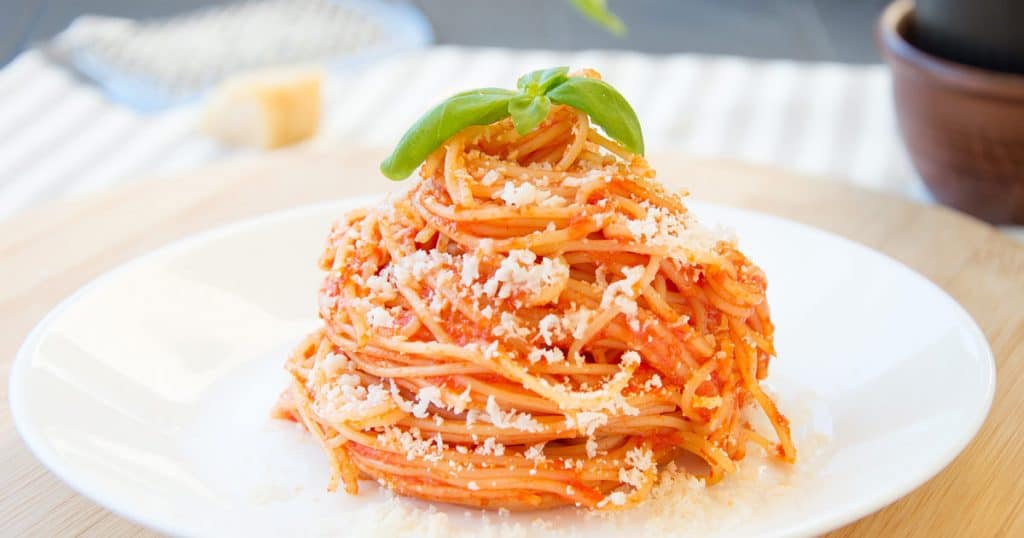 Capellini {Angel Hair} Al Pomodoro Italian Recipe Book
