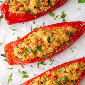 Couscous Stuffed Peppers