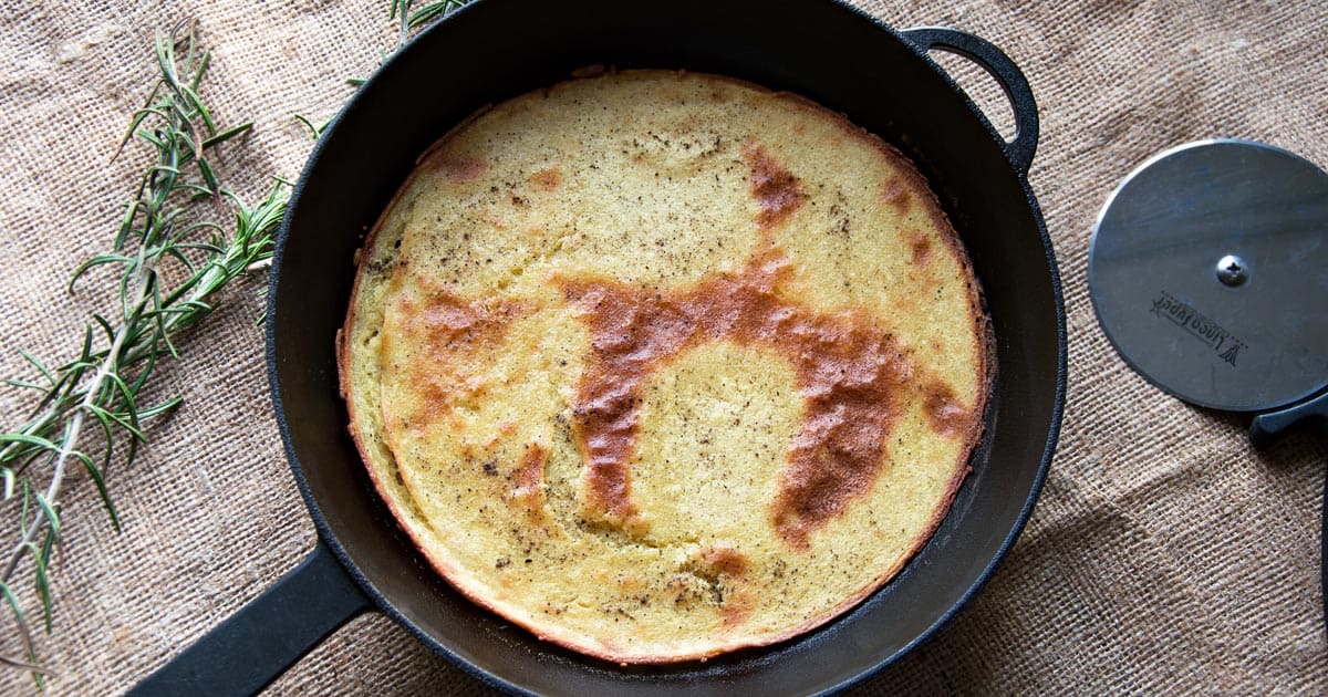 Cecina {Farinata} - Simple & Delicious Ligurian Chickpea Flatbread