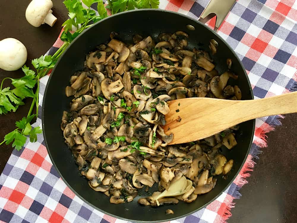 Italian Style Sauteed Mushrooms Funghi Trifolati Italian Recipe Book