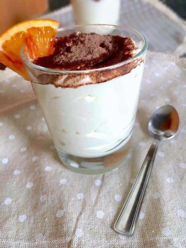 Orange Scented Light Mascarpone Mousse Recipe