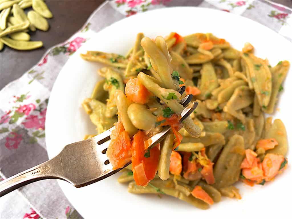 Foglie d'ulivo - Olive Leaves Pasta with Zesty Lemon Infused Salmon in 30 MIN or less!!