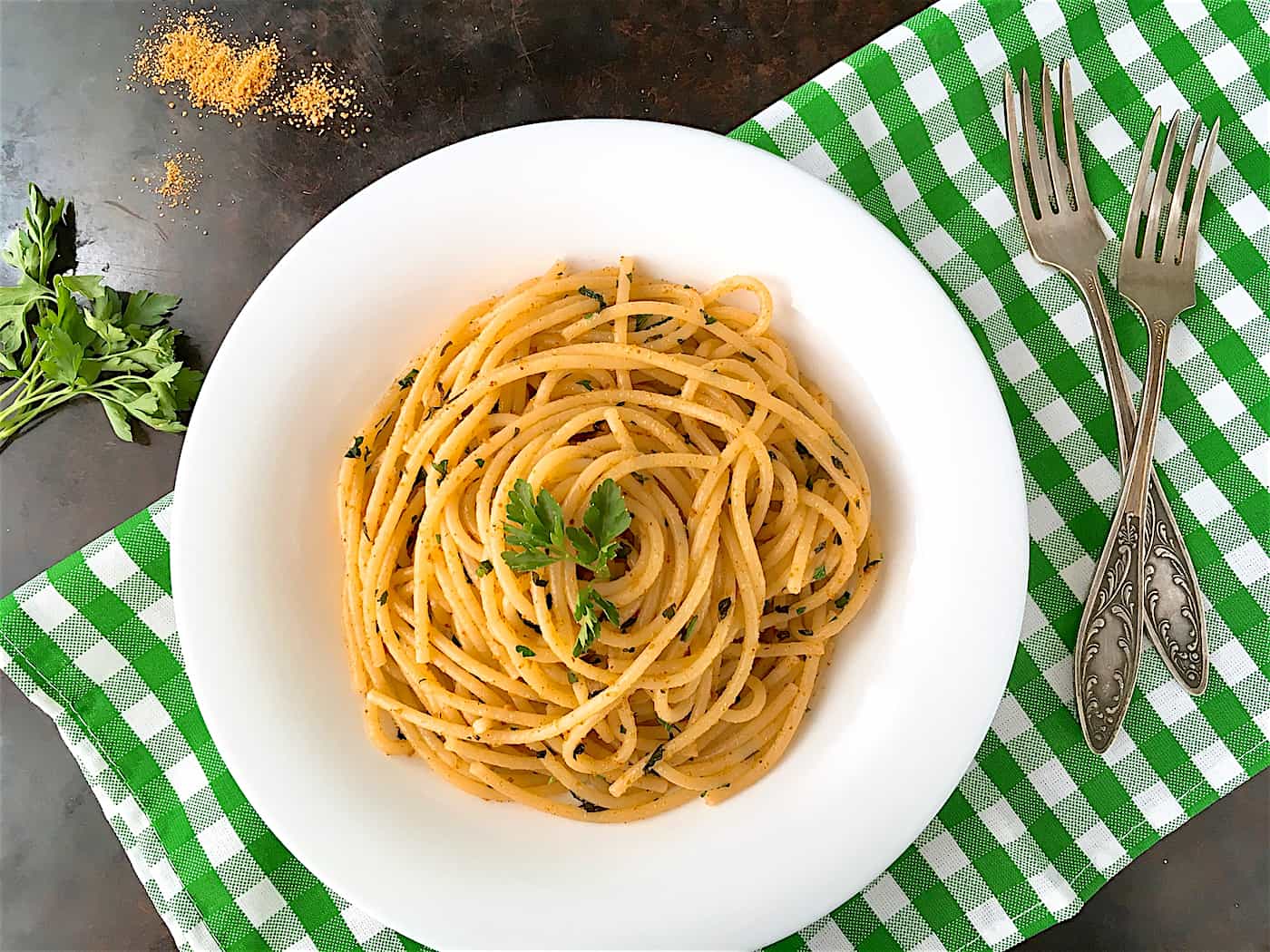 Spaghetti alla Bottarga - Salt-Cured Fish Roe Sauce - Italian Recipe Book