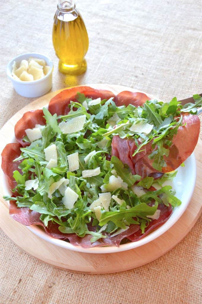 Delicious Lean Bresaola & Arugula Salad