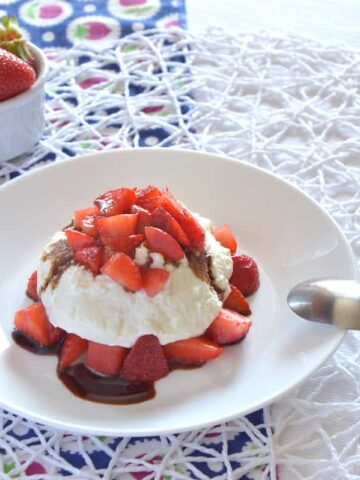 Strawberries Balsamic Dessert Recipe