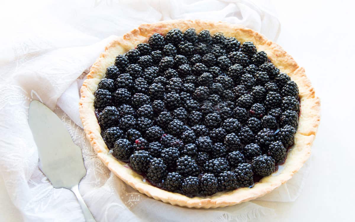 Blackberry Crostata  – Delicious Shortcrust Summer Pie