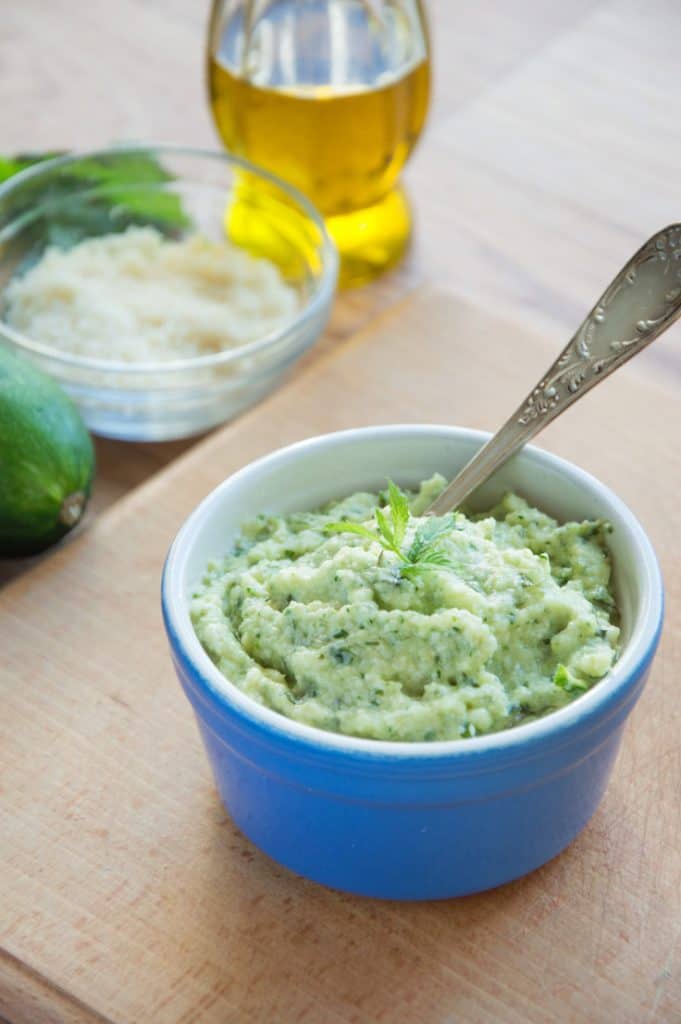 Zucchini & Mint Pesto Sauce