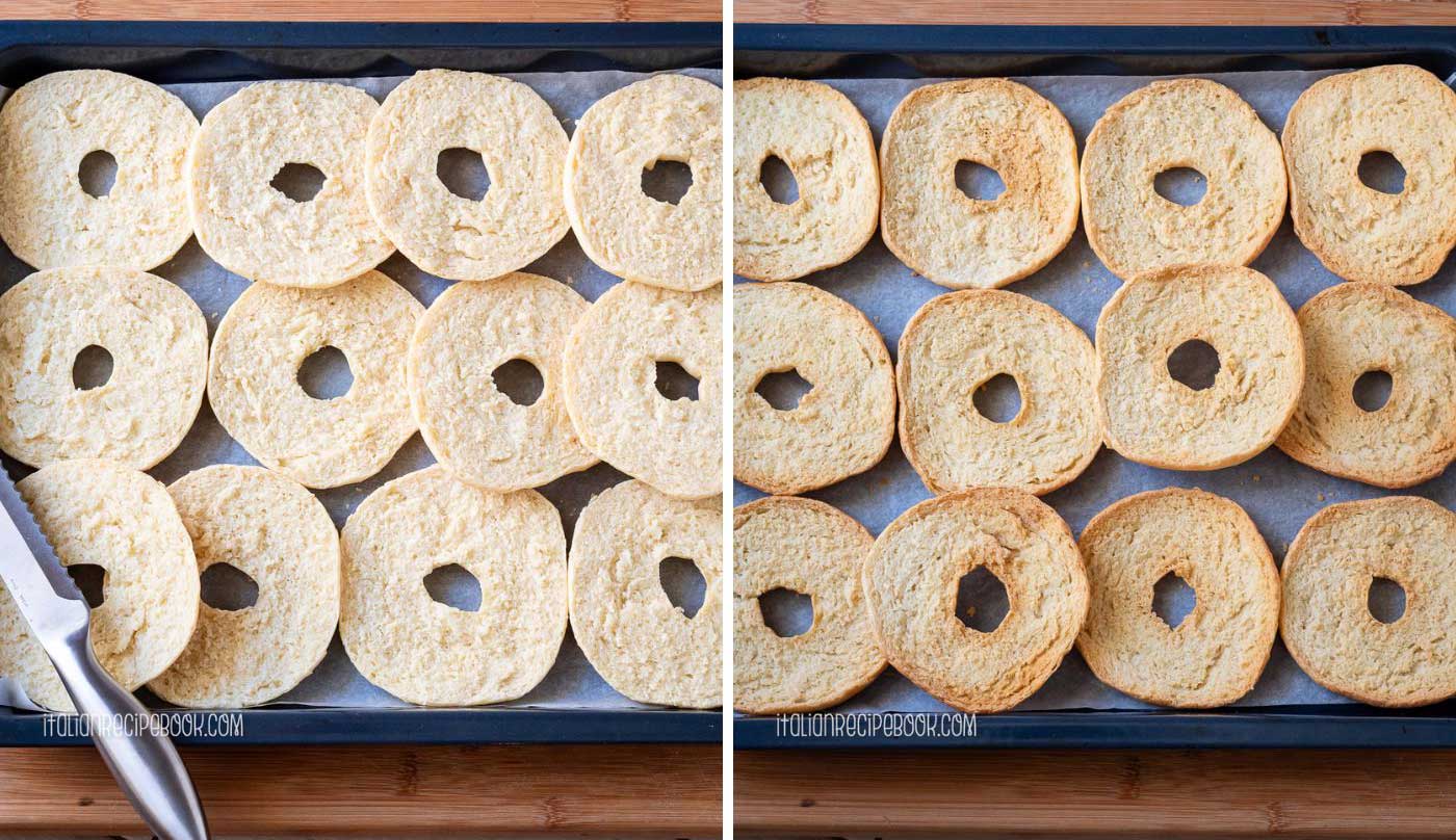 baking friselle for the second time