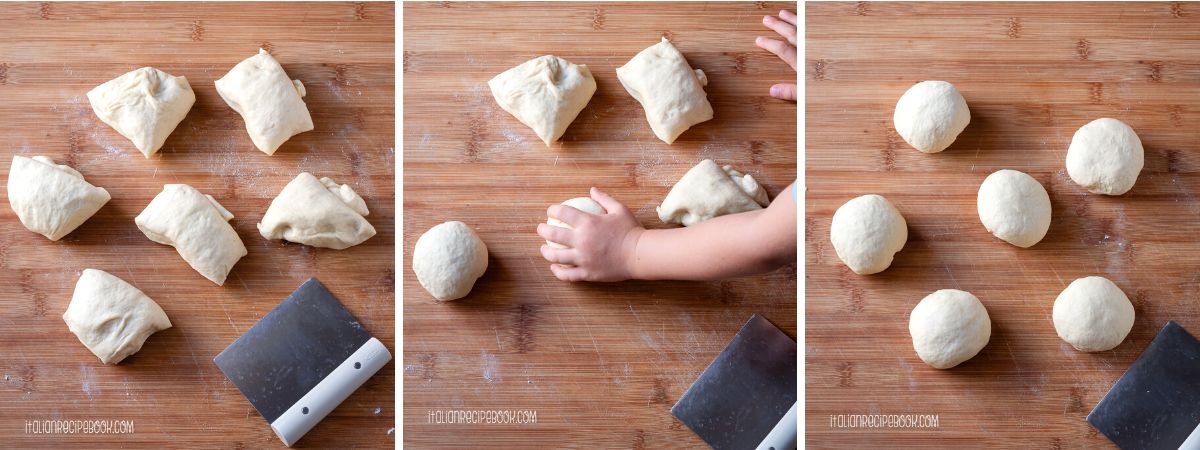 cutting dough for friselle