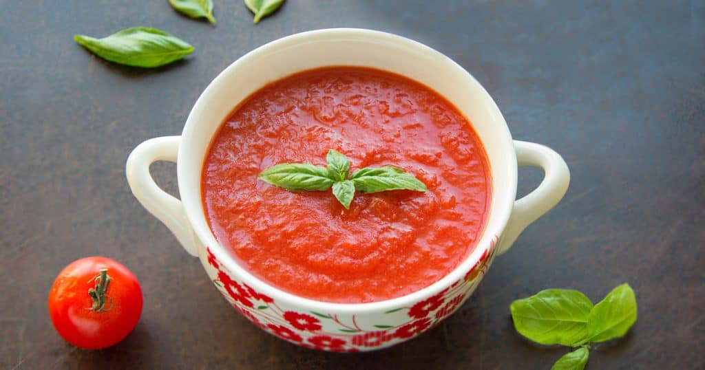 Homemade Tomato Passata with Fresh Basil - Italian Recipe Book
