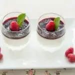 Italian Panna Cotta with Raspberry Balsamic Sauce