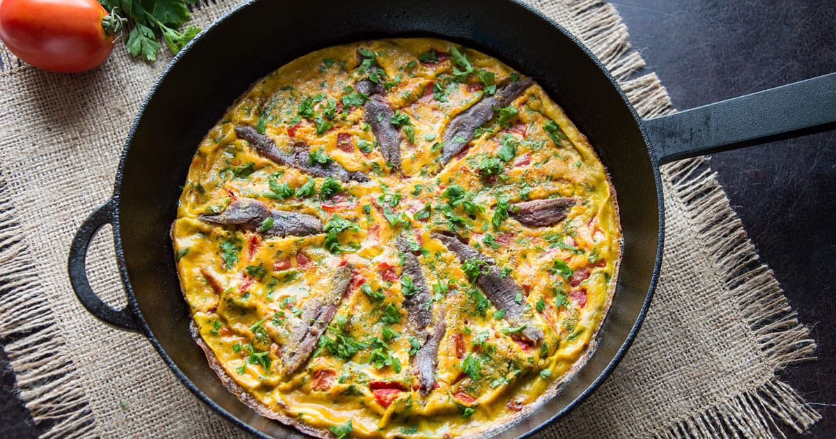 Anchovy Frittata Recipe