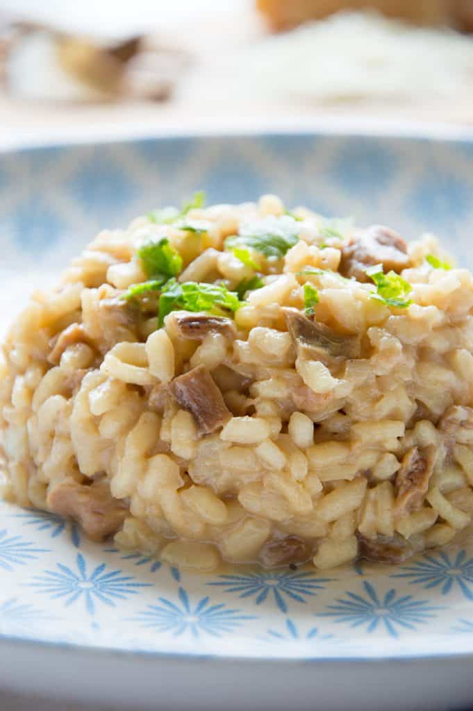 Super Creamy Porcini Mushroom Risotto!!