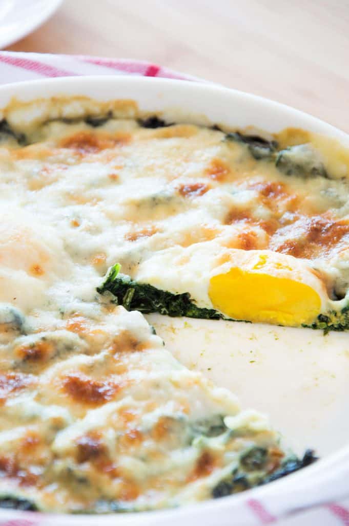 Baked Spinach Florentine