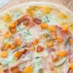 Pizza with Pumpkin and Gorgonzola