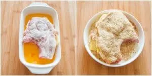 Breading Pork Chops