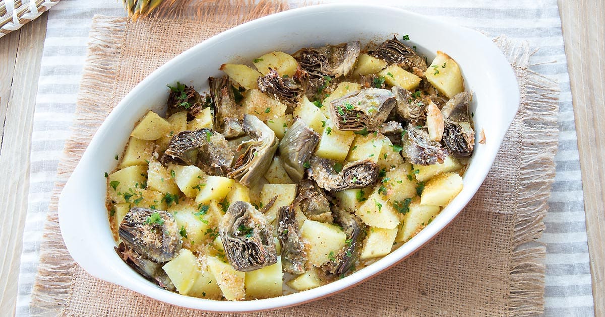 Artichokes & Potato Casserole {Recipe}
