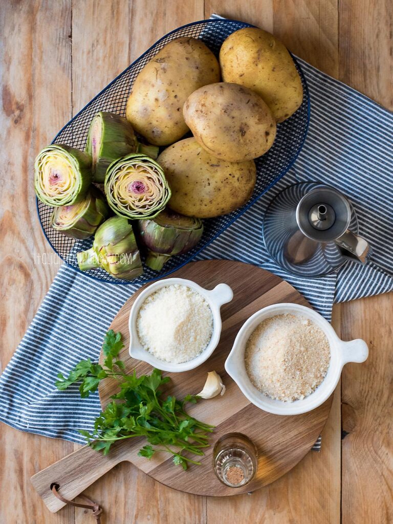 Potato and Artichoke Gratin : Italian Recipe Book