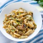 Cavatelli Pasta with Artichokes {SUPER YUM}