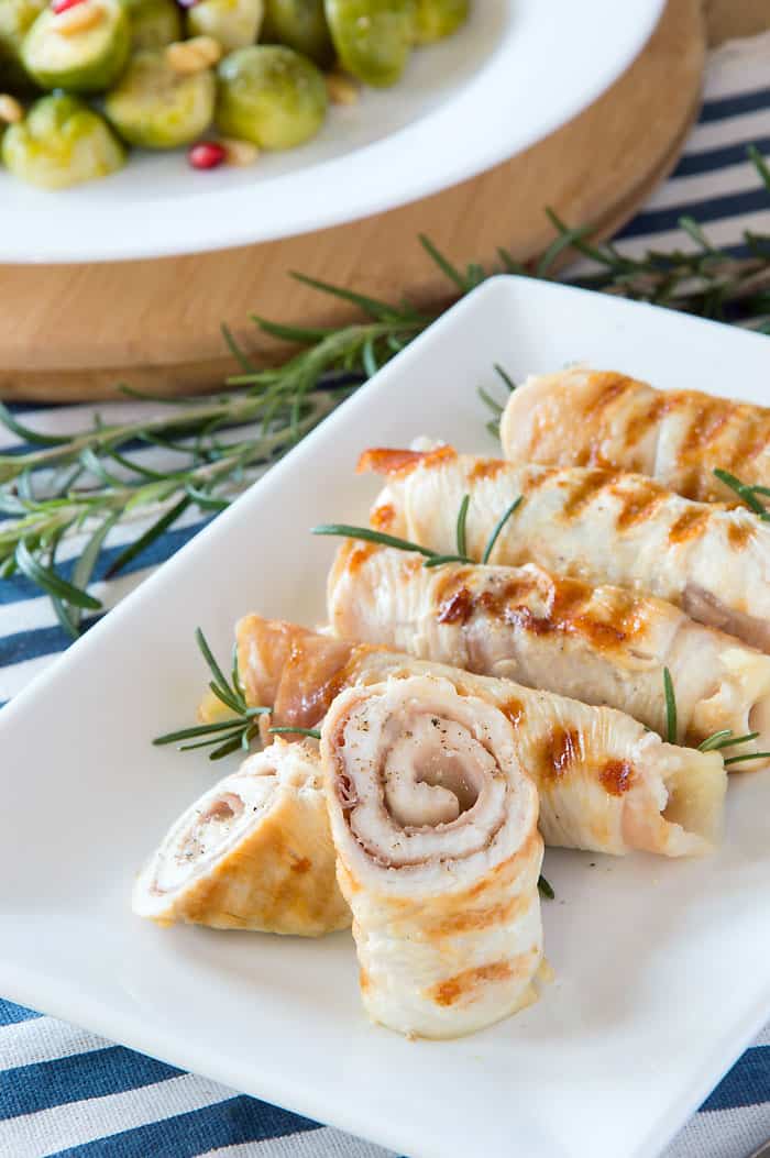 Chicken Involtini {Chicken Rolls w/Prosciutto & Cheese}