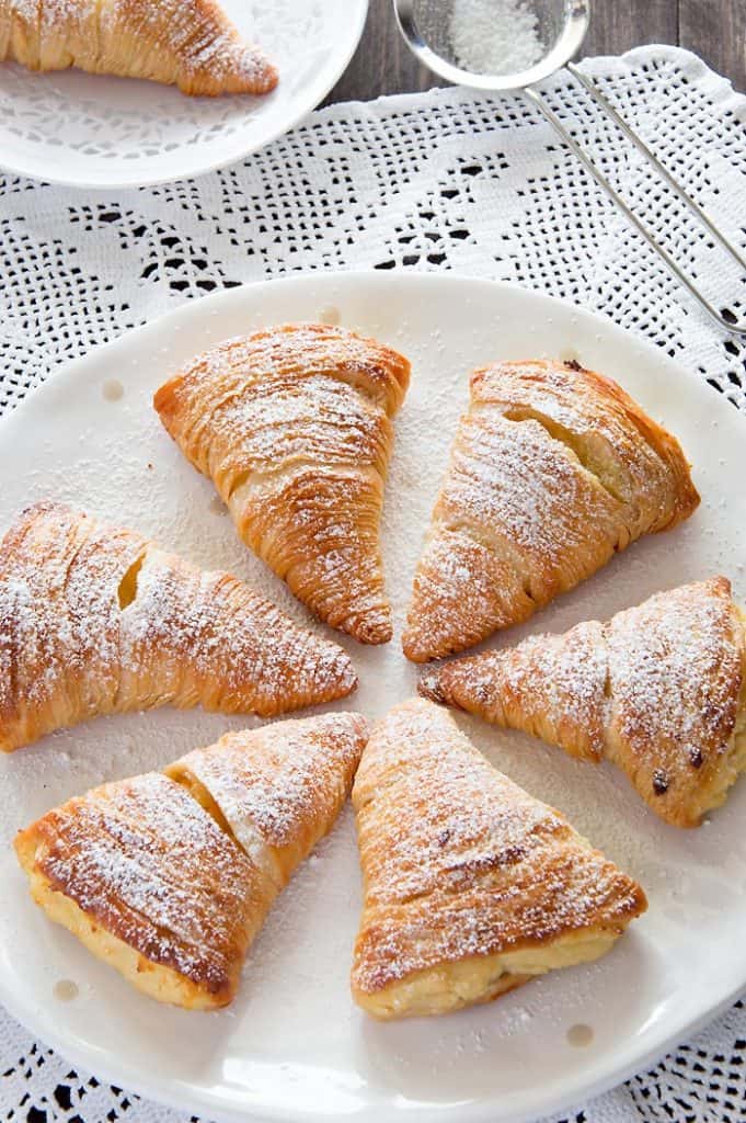 Sfogliatelle Pastries on a plate
