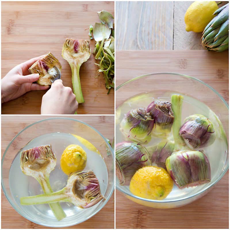 How To Trim, Clean & Cook Artichokes {Step By Step}