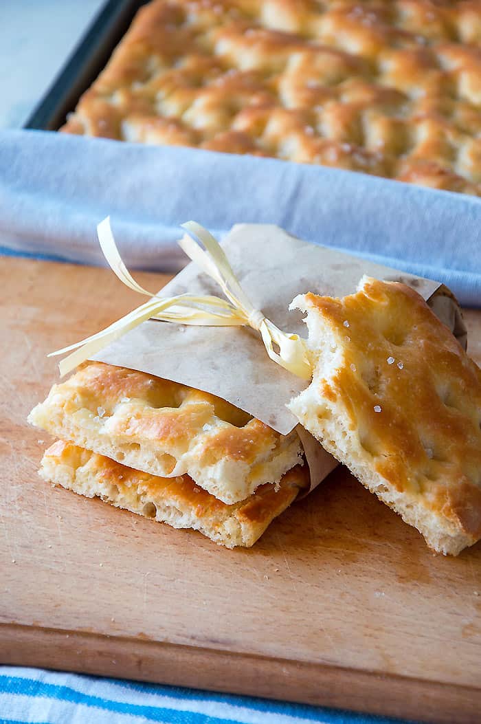 Traditional Italian Focaccia {Focaccia Genovese}