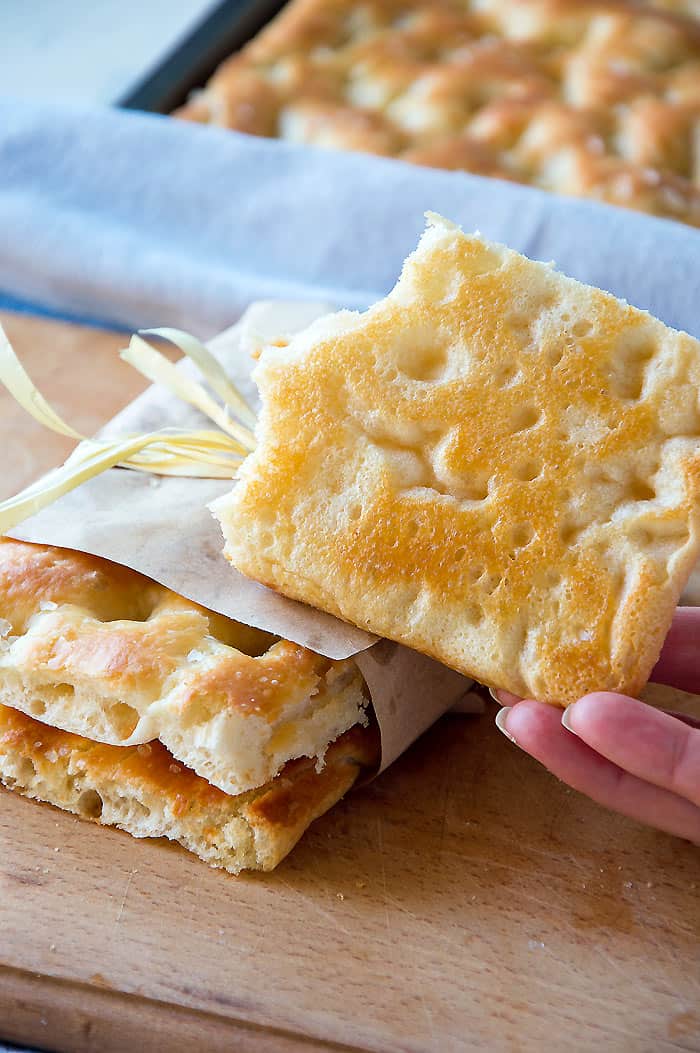 Traditional Focaccia Bread {Focaccia Genovese} : Italian Recipe Book