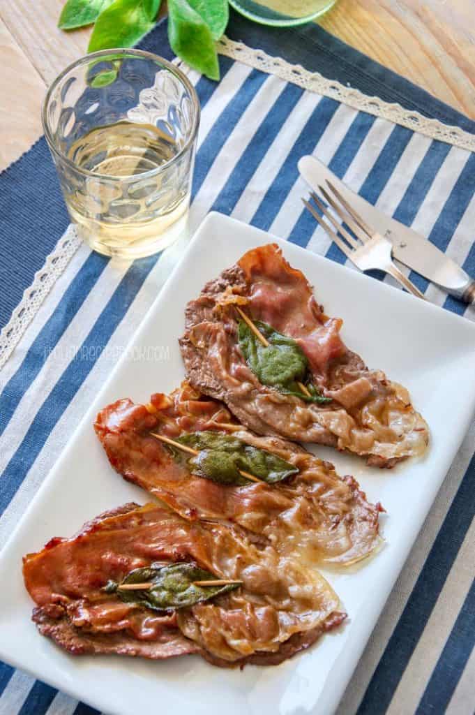 Saltimbocca Alla Romana {Veal Saltimbocca Roman Style}