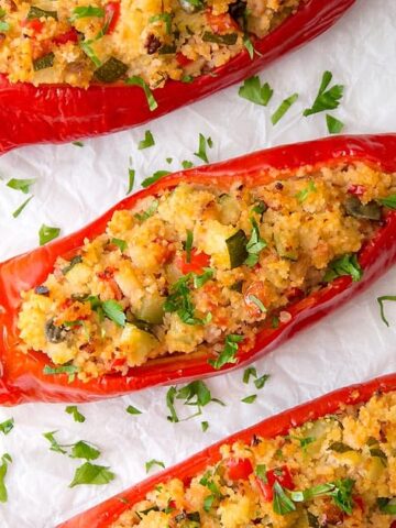 Couscous Stuffed Peppers