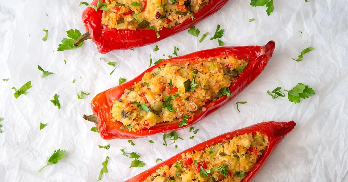 Couscous Stuffed Peppers