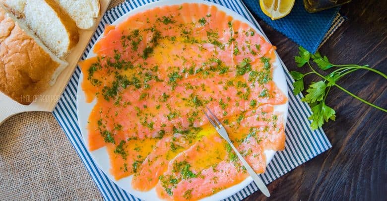 Salmon Carpaccio {Using Fresh or Smoked Salmon}