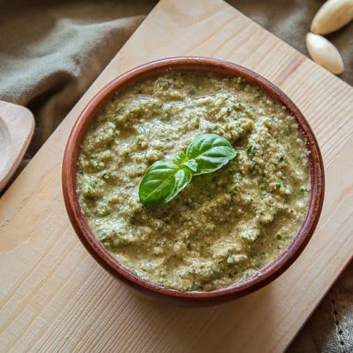 Pesto Alla Trapanese {Sicilian Almond, Tomato & Basil Pesto} Italian