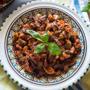 Sicilian Eggplant Caponata {Authentic Recipe}