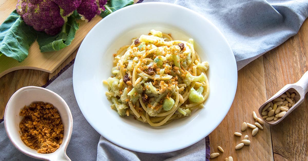 Pasta With Cauliflower Sicilian Styl
