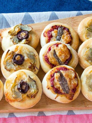 Pizzette Mini Pizza Bites with Assorted Toppings