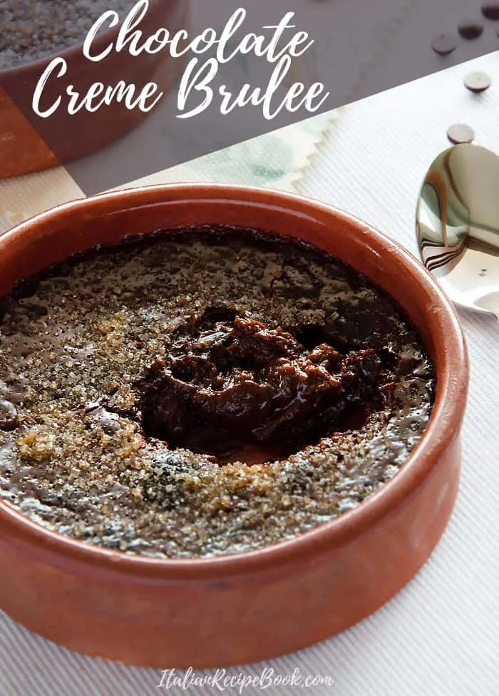 Creamy, melt-in-the-mouth Chocolate Creme Brulee