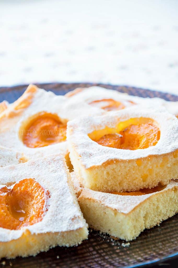 Fresh Apricot Squares Pie