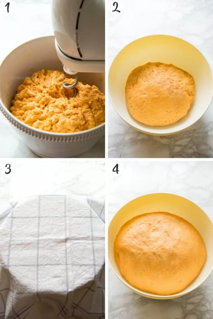 Pumpkin Chocolate Chip Bread - Steps 1-4