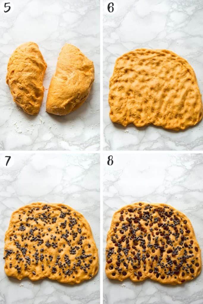 Pumpkin Chocolate Chip Bread - Steps 5-8