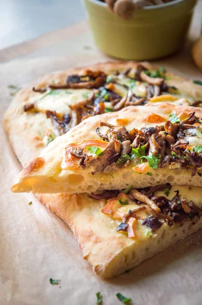Pinsa dough inside