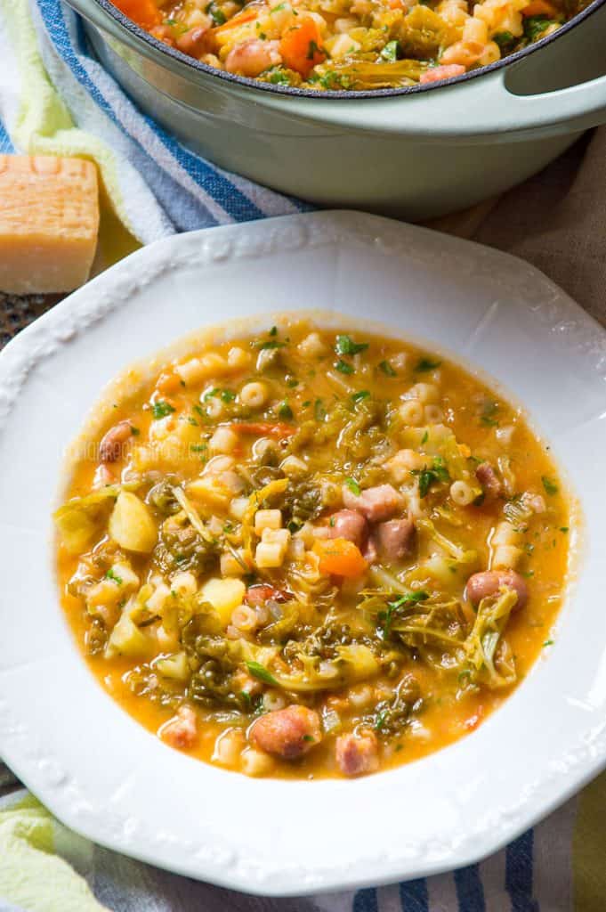 A Bowl of Minestrone Soup