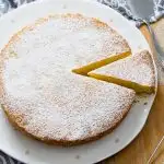 Paradise Cake on a serving plate