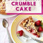 strawberry crumble cake pin