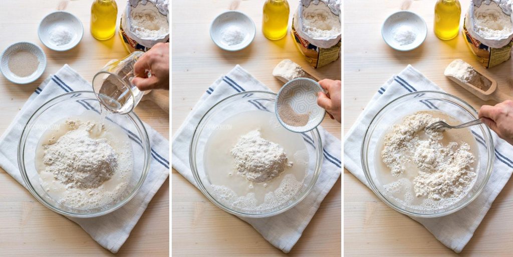 making ciabatta dough