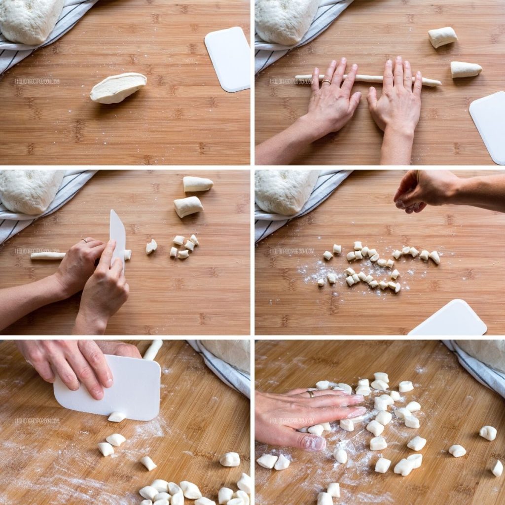 making ricotta cavatelli