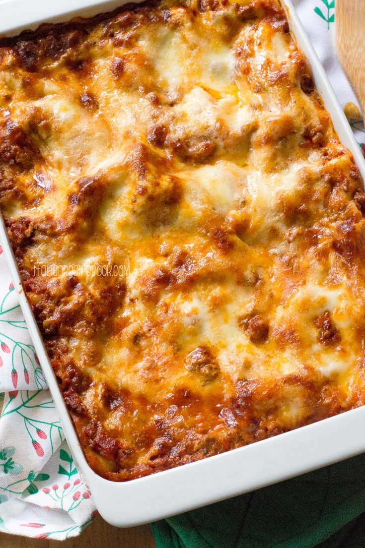 Lasagna Al Forno {No Boil Recipe} Italian Recipe Book