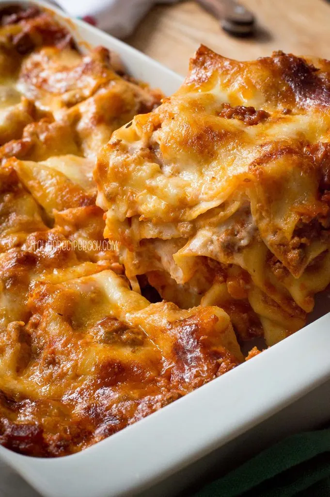 lasagna al forno inside layers