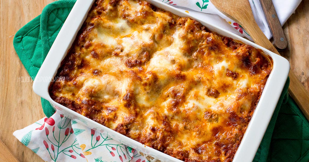 Lasagna Al Forno {No Boil Recipe} - Italian Recipe Book